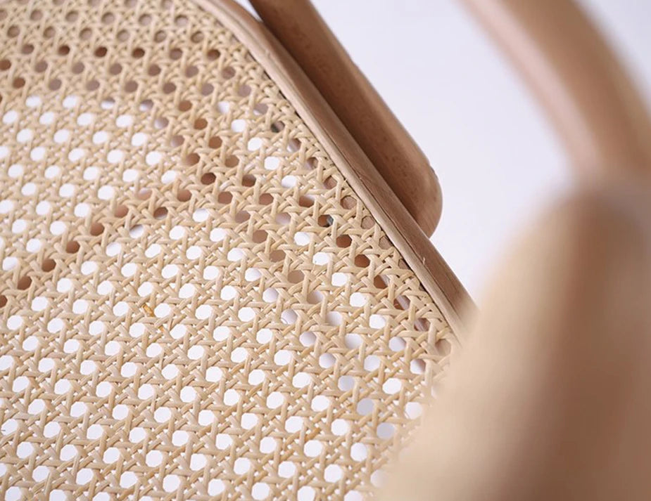 811 Hoffmann Armchair - Natural - Cane Seat - Cane Backrest - by TON