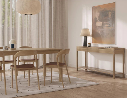 Nordica Console Table - Solid Oak - 172cm