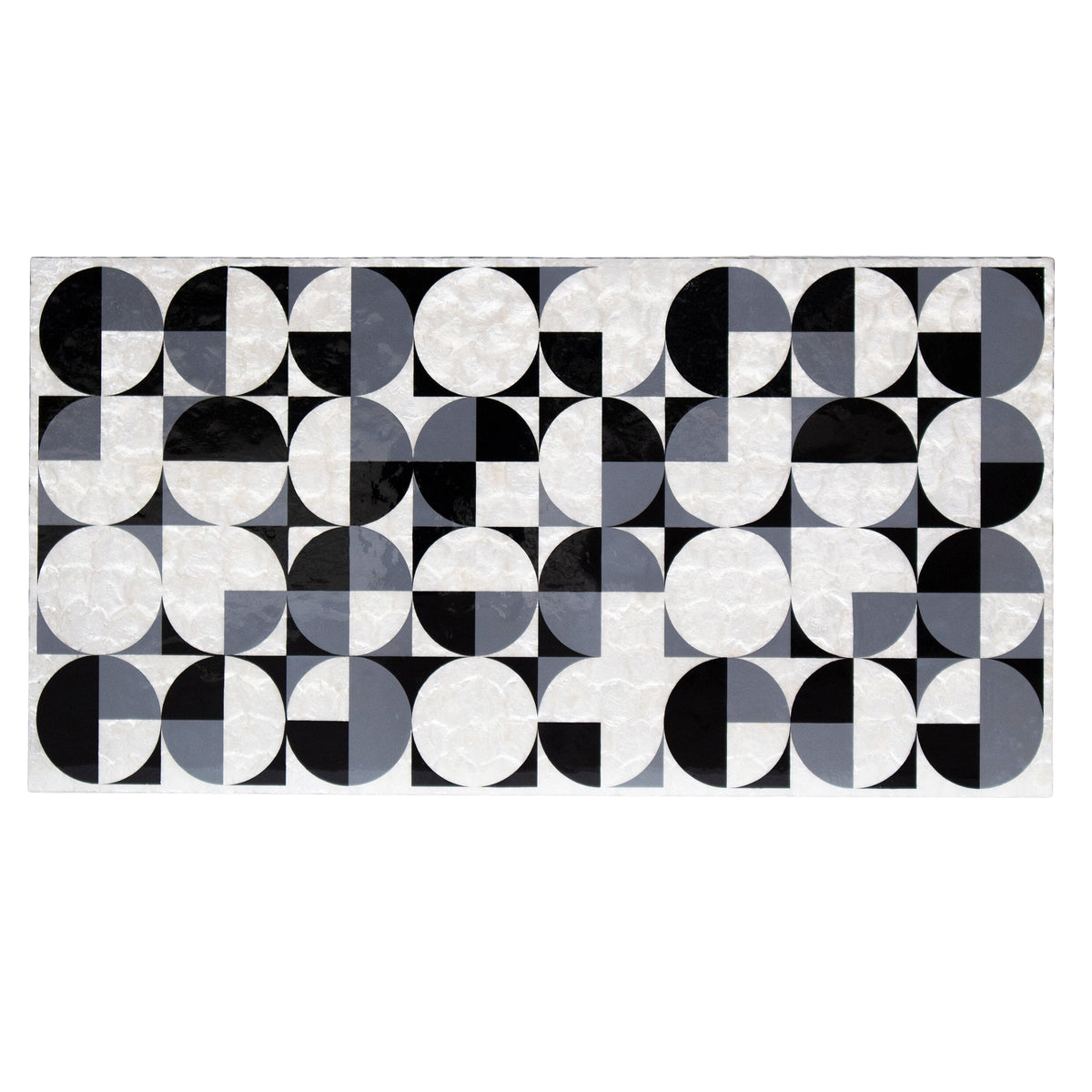 Ondine Geometric Mother of Pearl Coffee Table 130cm