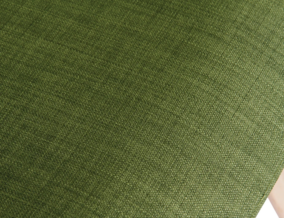 Lonsdale Armchair - Natural - Green Linen Fabric