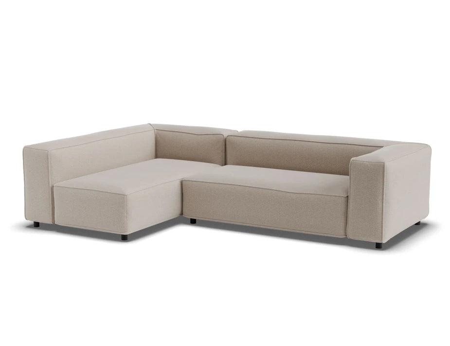 Nolia Modular Sofa - 3 Seater with Chaise - Beige