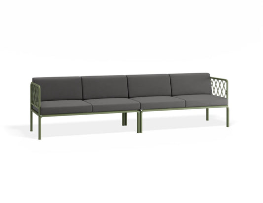 Seville 4 Seater Sofa - Green - Outdoor