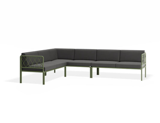 Seville Config C Corner Sofa - Eucalyptus Green - Outdoor