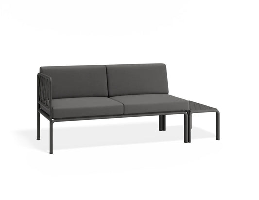 Seville Config E - 2 Seater Sofa - Charcoal - Outdoor