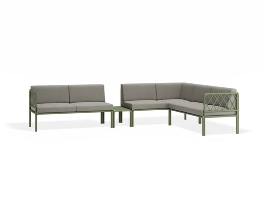 Seville Config J Corner Sofa - Eucalyptus Green - Outdoor