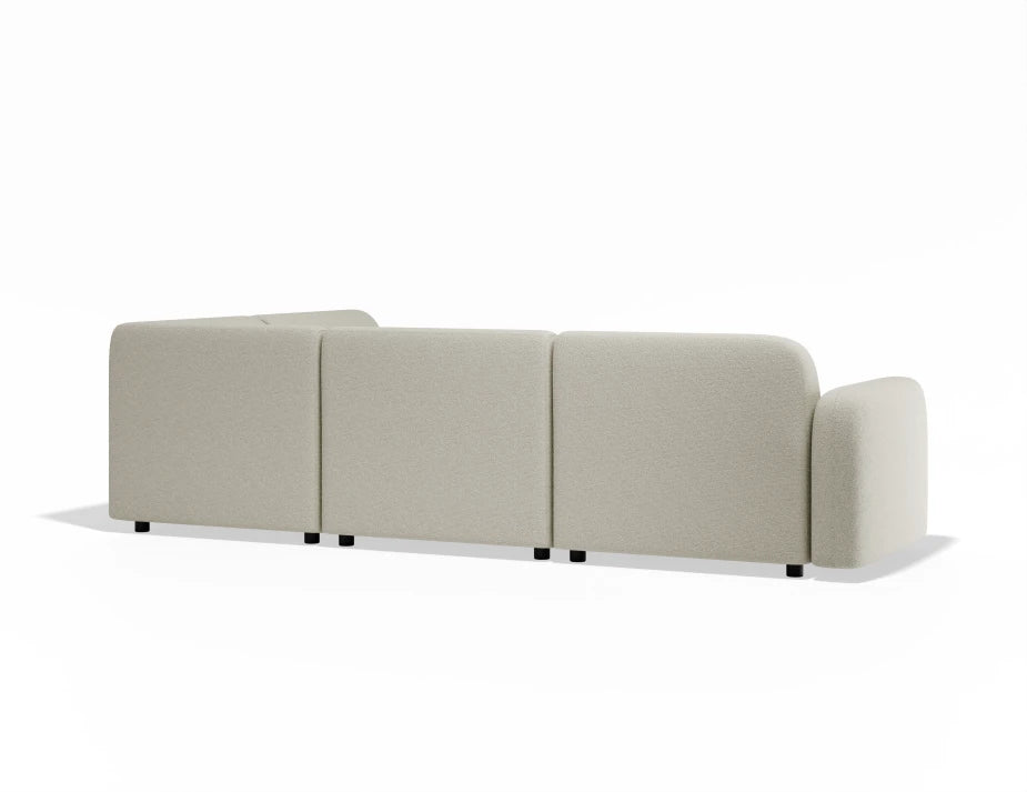 Atticus Modular Sofa - Config A or B Chaise Return - Ivory Cream