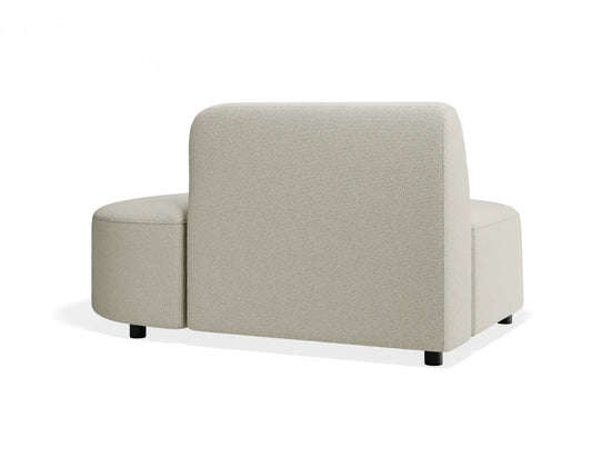 Atticus Modular Sofa Section - Right Open End - Ivory Cream