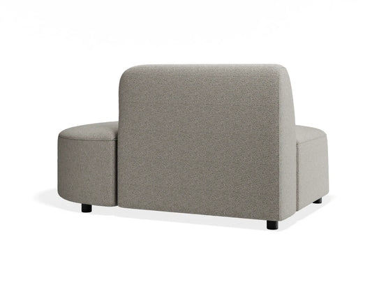 Atticus Modular Sofa Section - Right Open End - Oyster Grey