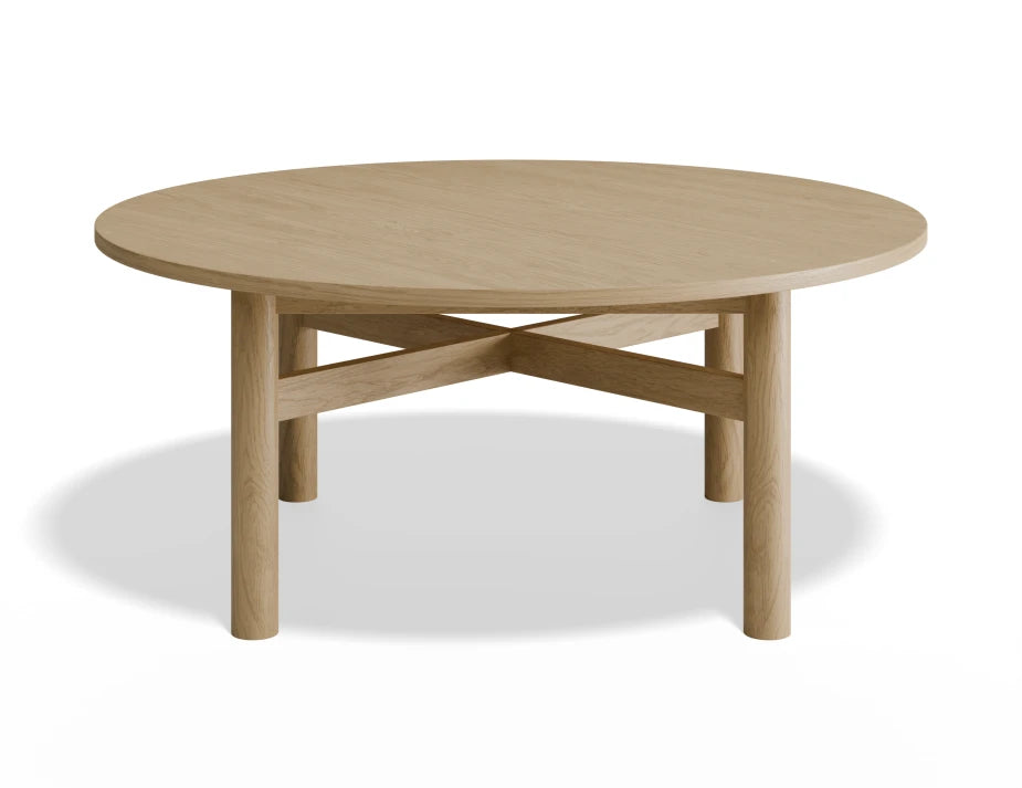 Nordica Coffee Table - Round - Solid Oak - 96Dia