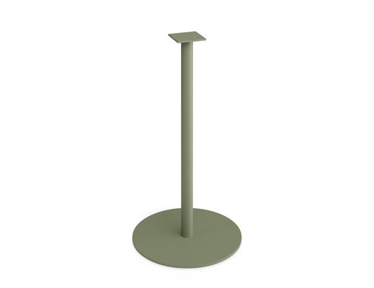 Roku Bar Table Base & Pole 110cm - Outdoor - Eucalyptus Green