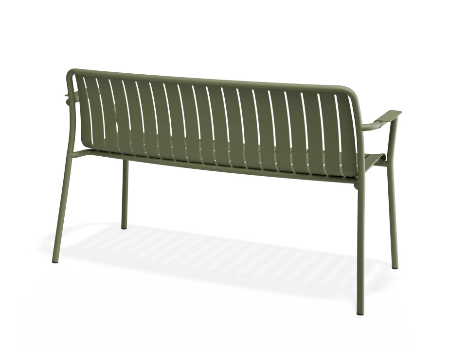 Roku Garden Bench 125cm - Outdoor - Eucalyptus Green