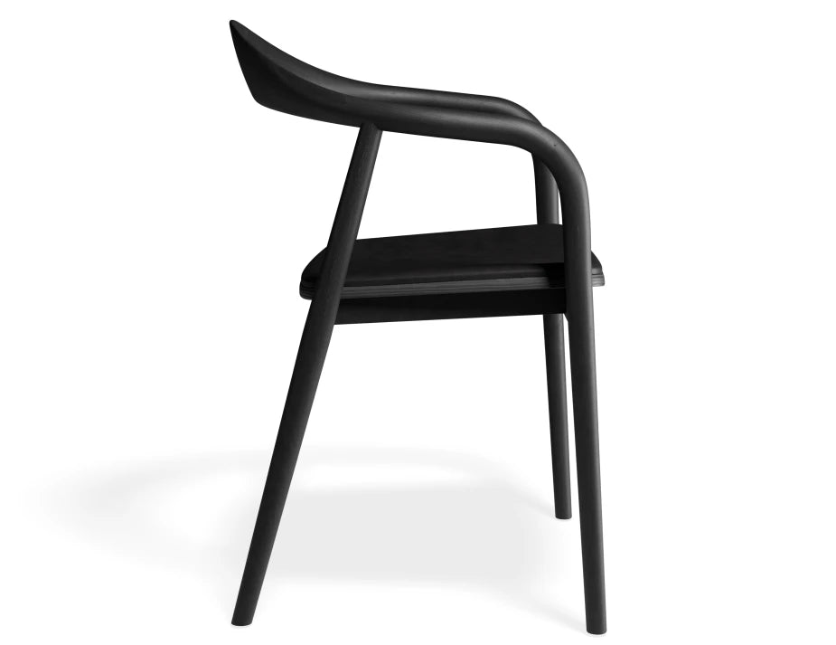 Arki Armchair - Black Ash with Pad