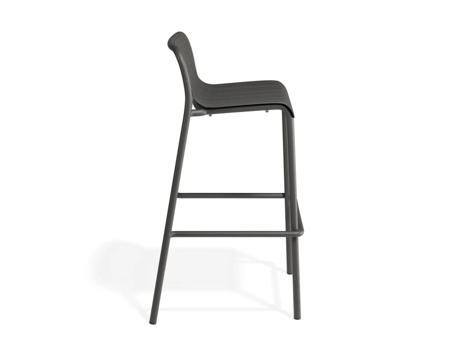 Roku Bar Stool - Outdoor - Charcoal