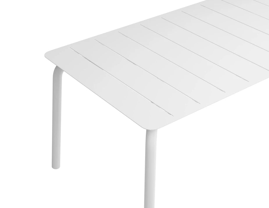 Roku Dining Table 160cm - Outdoor - White