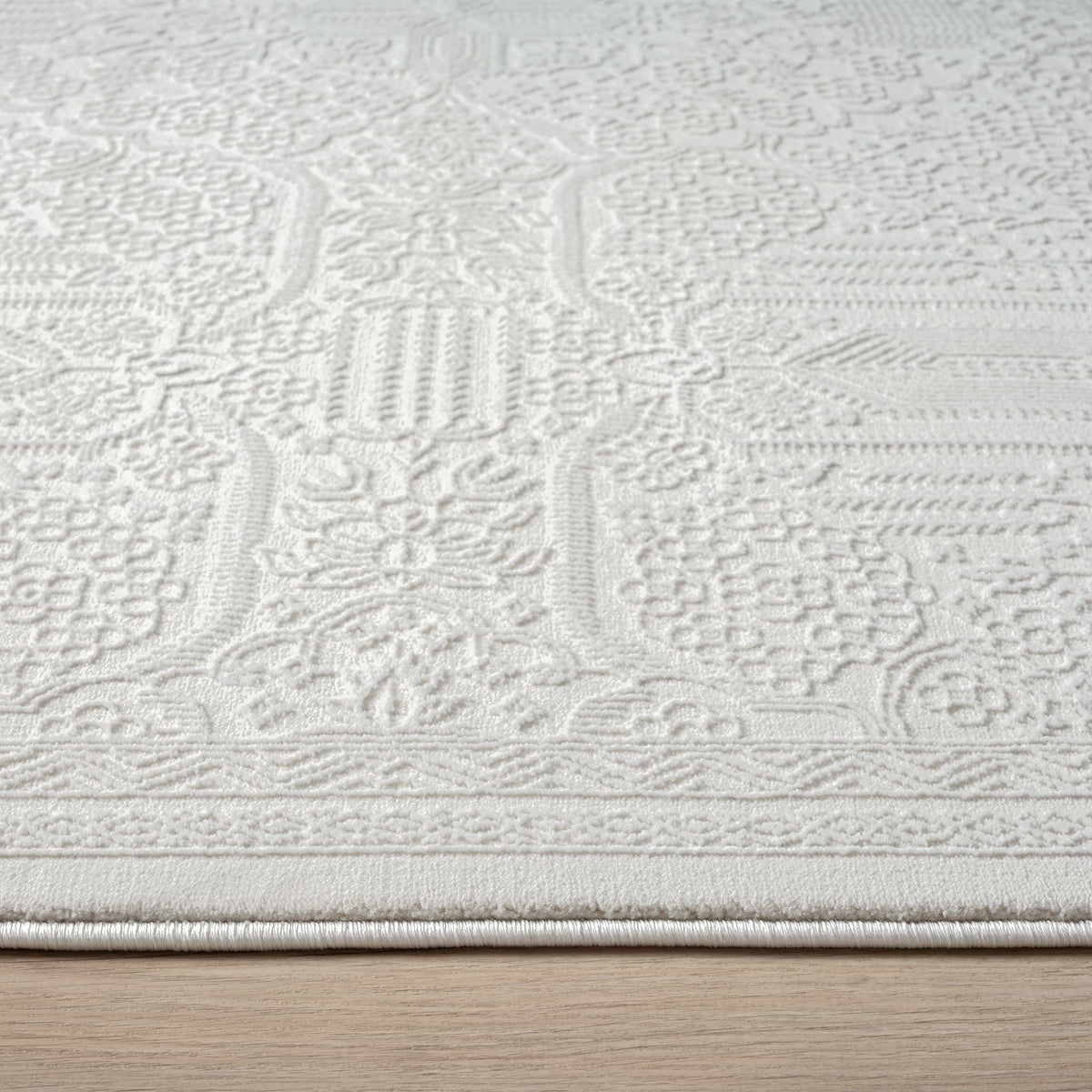Fable 471 Ivory Abstract, Modern Rug