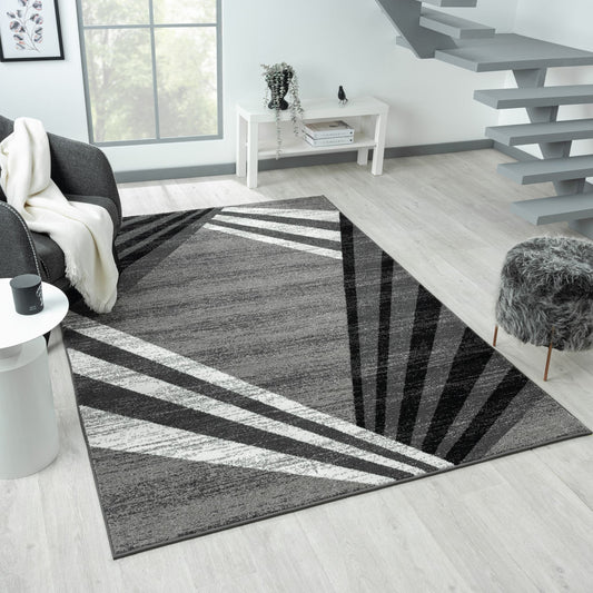 Adore 2317 Grey Abstract Rug