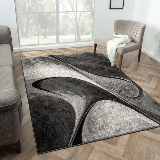 Adore 2316 Grey Abstract Rug