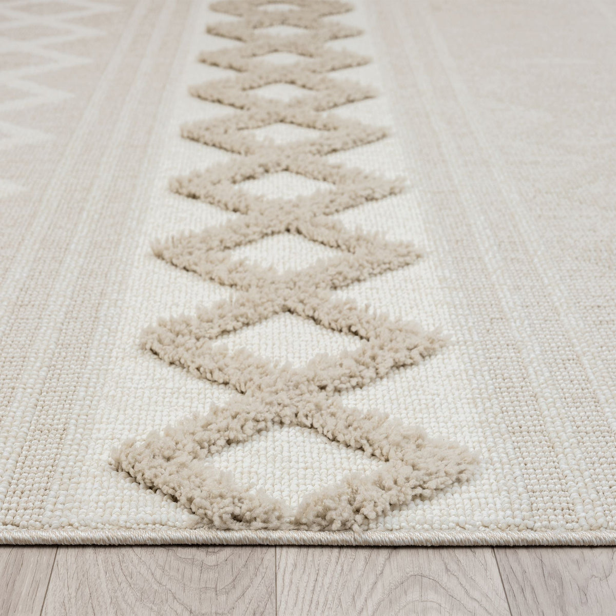 Cottage 542 Fawn Geometric Rug