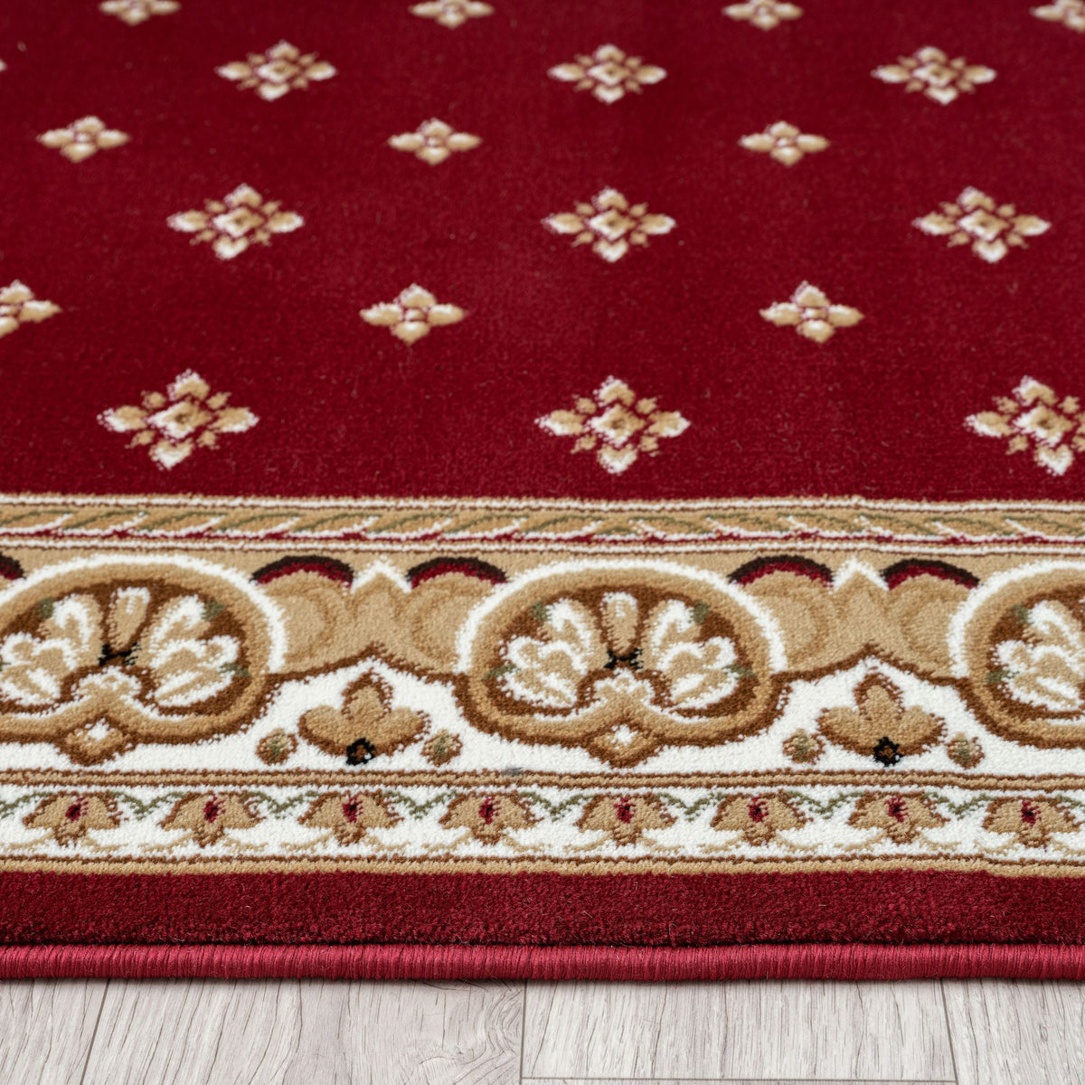 Royal 525 Red Traditional, Classic Hallway Runner