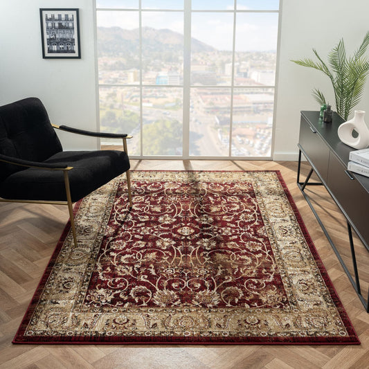 Royal 527 Red Traditional, Classic Rug