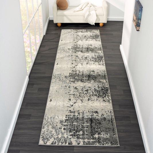 Astor 485 Sand Abstract Hallway Runner