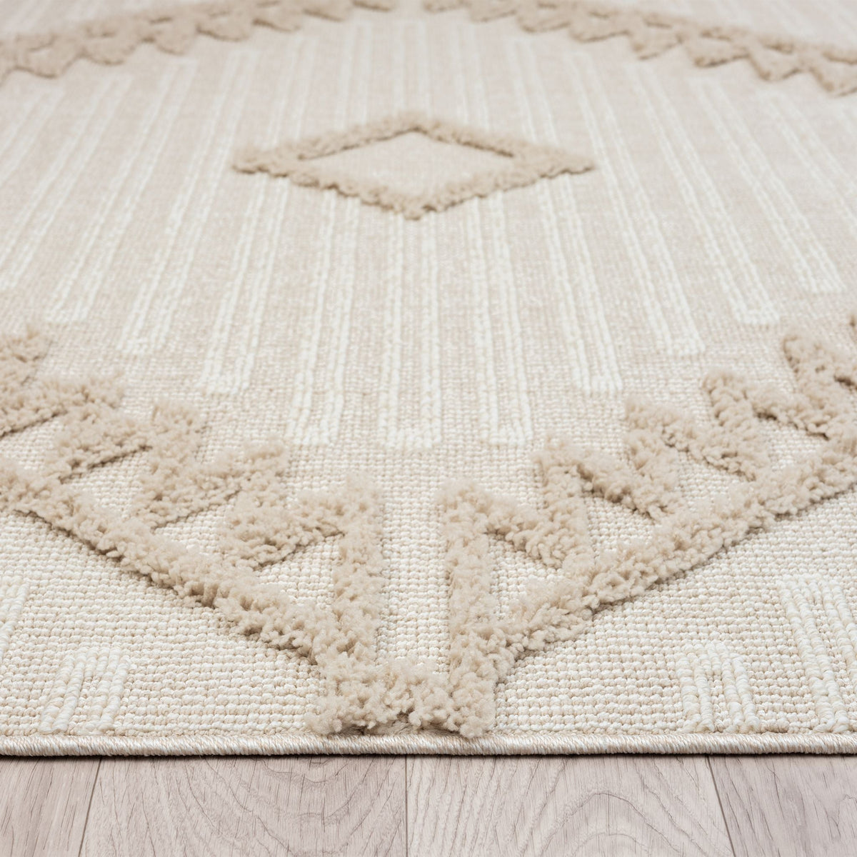Cottage 545 Taupe Geometric Rug