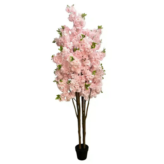 Flowering Artificial 180cm Pink Cherry Blossom Tree - Image 2