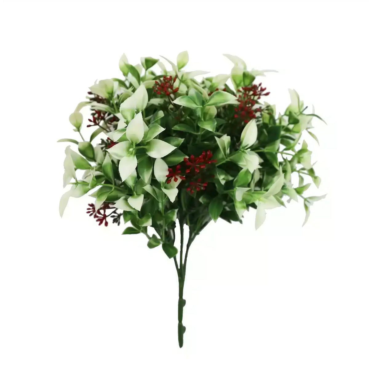 Artificial Flowering Holly Plant Stem UV Resistant 26cm - Image 4