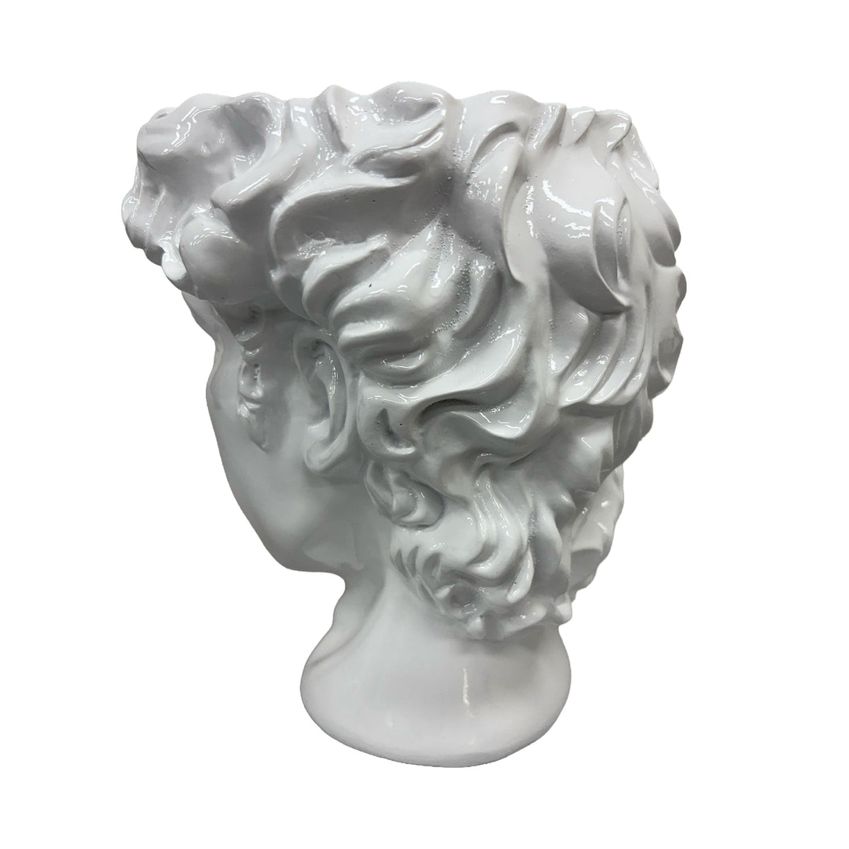 Urban Attitude David Head Planter - Matte White