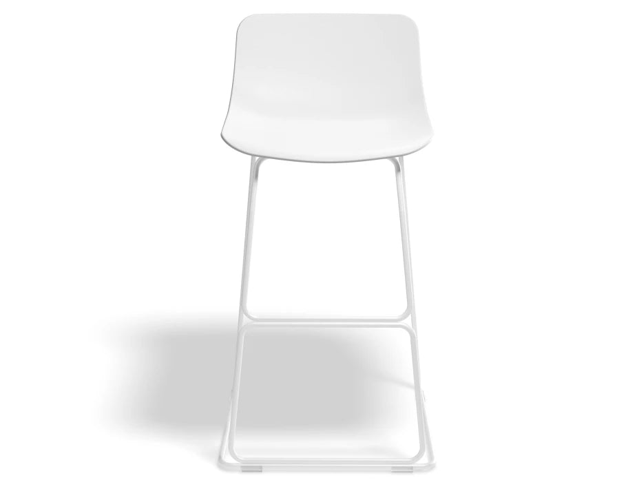 Umbria Stool - White - White Shell