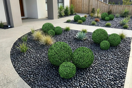 Large Artificial Topiary Ball Natural Buxus 44cm UV Resistant