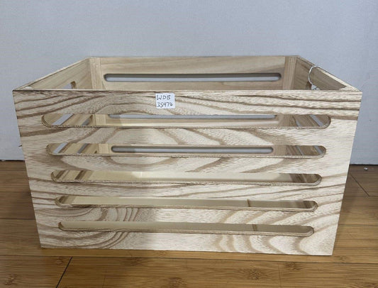 Wood Crates Natural 40cm - Image 2