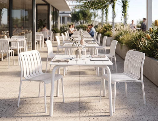 Roku Dining Chair - Outdoor - White