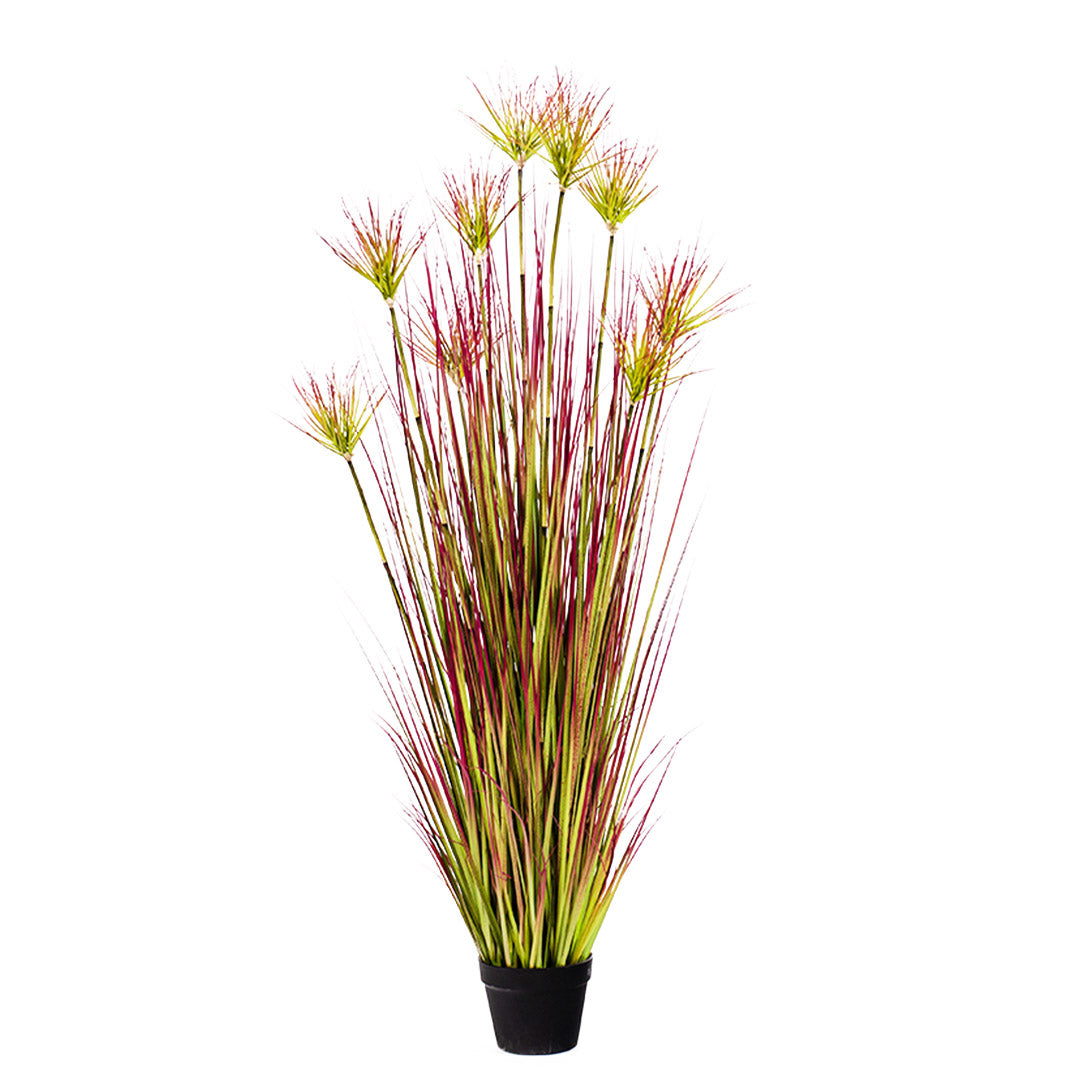 Artificial Papyrus Plant Purple-Red 150cm