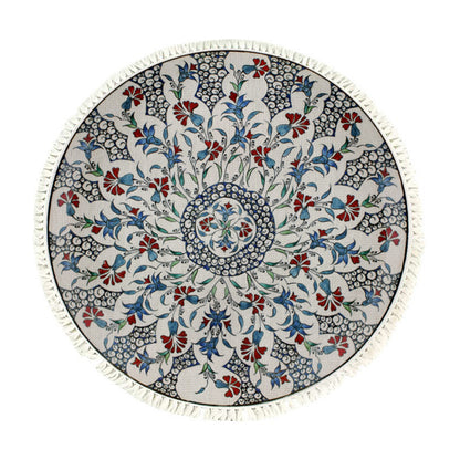 Thick Mandala Round Rug 120cm - Design 1
