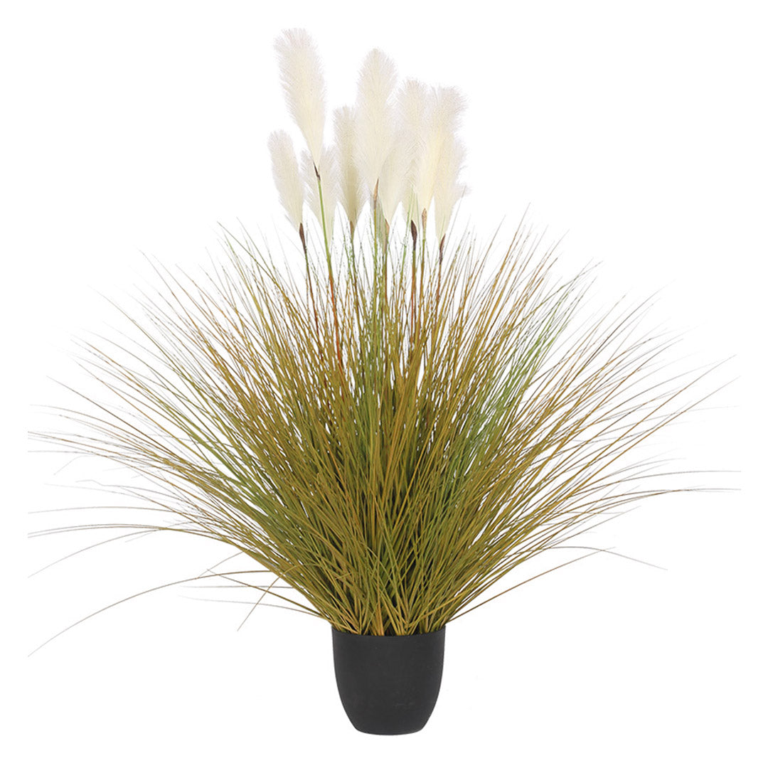 Artificial Bulrush Reed Grass Plant 137cm