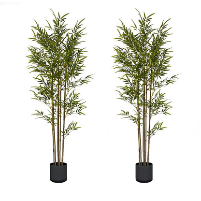 Bulk 2 Artificial Lucky Bamboo Trees 180cm