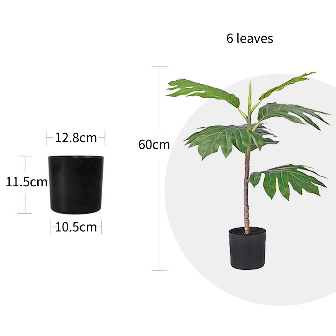Small Artificial Split-Leaf Philodendron Plant