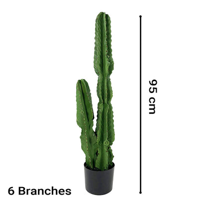 Artificial Cactus Plant 95cm with 2 Heads