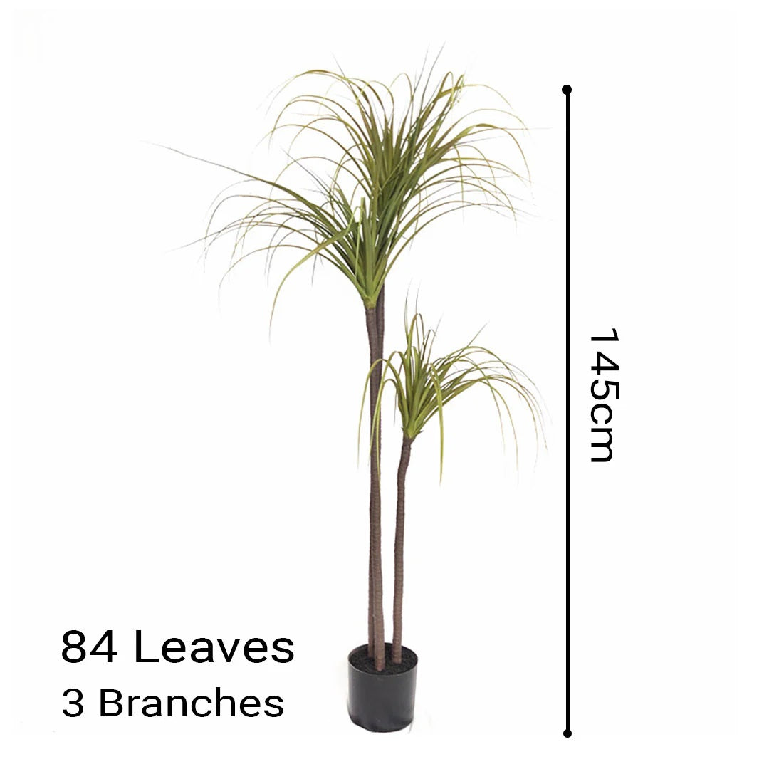 Artificial Dracaena Tree 145cm with 4 Heads