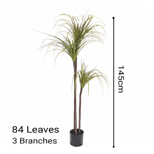 Artificial Dracaena Tree 145cm with 4 Heads