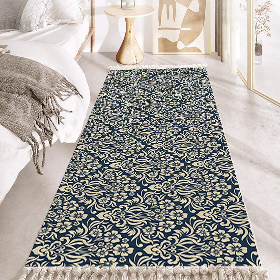 Vintage Cotton Blend Area Rug 90x180cm