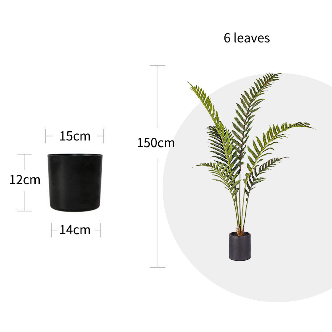 Artificial Hare's Foot Fern Tree 150cm