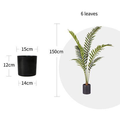 Artificial Hare's Foot Fern Tree 150cm