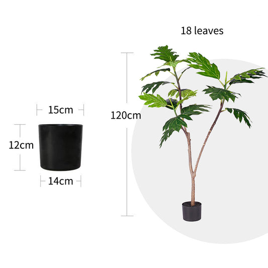 Artificial Split-Leaf Philodendron Tree 120cm
