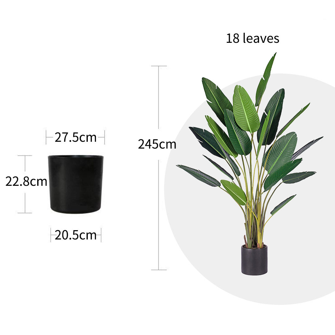 Giant Artificial Bird of Paradise Tree 245cm