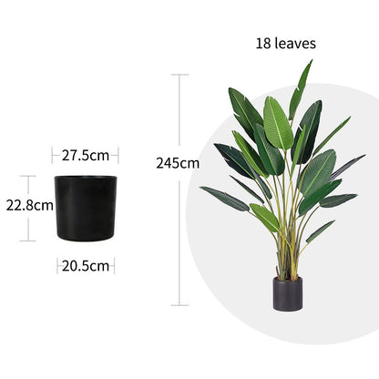 Giant Artificial Bird of Paradise Tree 245cm