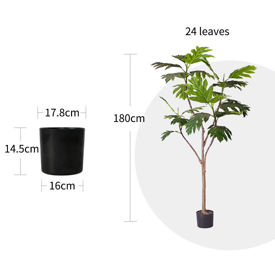 Artificial Split-Leaf Philodendron Tree 180cm