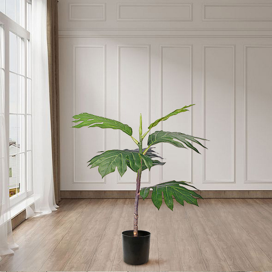 Small Artificial Split-Leaf Philodendron Plant