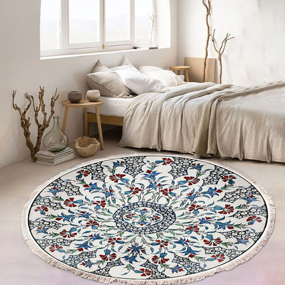Thick Mandala Round Rug 120cm - Design 1